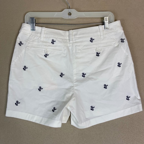 Louis Castel Women's White Golf Shorts 31 Embroidered Golfers Logo New with Tags - Picture 11 of 12